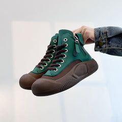 Bootara 2025 Autumn/Winter High-Top Sneakers for Women, Trendy & Versatile Casual Platform Shoes, Comfortable Stylish Fashionable Streetwear, Breathable and Durable