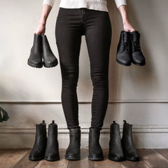 Bootara Women’s Casual Chunky Sole Milear Ankle Boots New Winter Low Cut Round Toe Martin Boots for Cross Border Trade