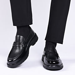 Bootara Men's Premium Leather Loafers - Stylish, Comfortable, and Slip-Resistant Casual Business Shoes