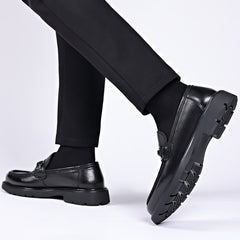 Bootara Men's Premium Leather Loafers - Stylish, Comfortable, and Slip-Resistant Casual Business Shoes