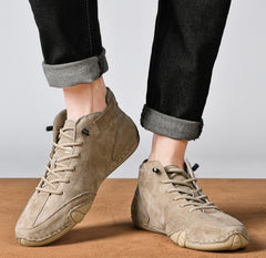 Bootara Men’s Octopus High-Top Microfiber with Fleece Lining Martin Boots