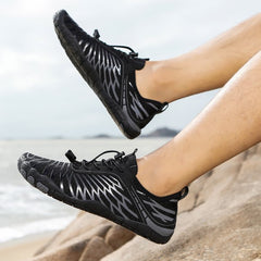 Bootara Men’s & Women’s Outdoor Toe Water Shoes for Hiking, Swimming, Cycling, Beach, & Fitness Activities