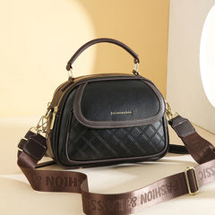 Bootara Women's Quilted Round Bag – Crossbody & Shoulder Mini Purse for Women