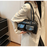 Bootara Women‘s Grand Journey Carryall - Spacious Retro Tote with Dual Pockets & Convertible Wear