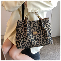 Bootara Women‘s Vintage Leopard Print Commuter Tote Spacious Work-to-Weekend Shoulder Bag