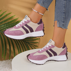 Bootara Women's Athena Curve Chunky Retro Runner Sneakers – Extended-Size Vintage Dad Walking Shoes with Sculpted Waist (US 5–11.5)