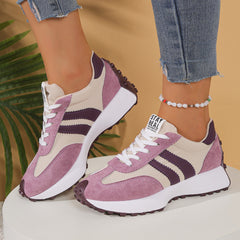 Bootara Women's Athena Curve Chunky Retro Runner Sneakers – Extended-Size Vintage Dad Walking Shoes with Sculpted Waist (US 5–11.5)