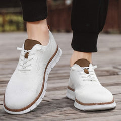 Bootara Men's AeroStitch Urban - Extended Fit Knit Mesh - Fashion Sneakers with Breathable Upper & Contrast Stitching