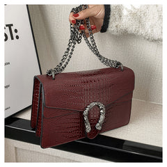 Bootara Women's Chain Flap Bag - Trendy PU Leather Shoulder & Crossbody Purse