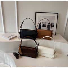 Bootara Women's Magnetic Snap Flap Shoulder Bag – Chic Minimalist Crossbody, Top-Handle & Underarm Bag for Work Commute, Versatile Elegant Purse