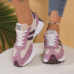 Bootara Women's Athena Curve Chunky Retro Runner Sneakers – Extended-Size Vintage Dad Walking Shoes with Sculpted Waist (US 5–11.5)