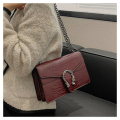 Bootara Women's Chain Flap Bag - Trendy PU Leather Shoulder & Crossbody Purse