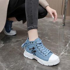 Bootara Women's Breeze Platform Martens - Comfortable Height-Increasing Sporty Casual Boots - US(5-10)