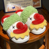 Bootara Women's Carnival Character Slippers - Plush Holiday Indoor/Outdoor Slip-Ons (US 5-11.5)