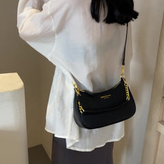 Bootara Women's Artisan Crescent Crossbody Bag - Versatile Shoulder Bag with Chain Strap & Convertible Carry