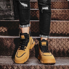 Bootara Men's Loden High-Shank Work Boot - British-Inspired Waterproof Leather - Anti-Slip & Ankle Support