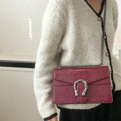 Bootara Women's Chain Flap Bag - Trendy PU Leather Shoulder & Crossbody Purse