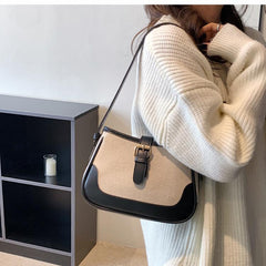 Bootara Women's Wander Canvas Crossbody - Artisan-Textured Convertible Shoulder Bag for Effortless Days