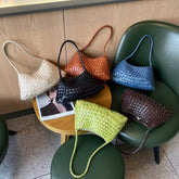 Bootara Women’s Genuine Leather Woven Heritage Tote – Handcrafted Vintage Shoulder & Underarm Bag, Minimalist Elegant Design