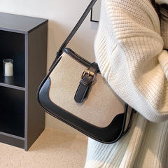 Bootara Women's Wander Canvas Crossbody - Artisan-Textured Convertible Shoulder Bag for Effortless Days