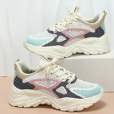 Bootara Women's Calyra Color-Block Knit Sneakers β Chunky Platform Walking Shoes with Pull Tab (US 4-11.5)