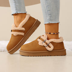 Bootara Women's BerryBirk Cozy Clogs – Retro Faux Fur Platform Snow Boots (US 5–9)