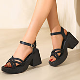 Bootara Women's Ethereal Fairy Core Platform Sandals β Cushioned CloudFoam Single-Strap Height-Boosting Luxury Summer Shoes