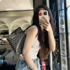 Bootara Women’s Reversible Chevron Mini Satchel — Dual-Sided Artisan-Woven Tote with Top Handle & Convertible Strap