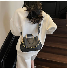 Bootara Women's Fashion Tote Bag - Convertible Shoulder to Crossbody Purse with Detachable Chain Strap, Minimalist PU Leather Commuter Handbag