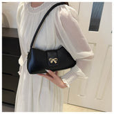 Bootara Women's Luna Cinema Baguette - Sculpted Bow Underarm Sling | Petite & Poetic