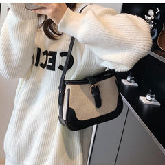 Bootara Women's Wander Canvas Crossbody - Artisan-Textured Convertible Shoulder Bag for Effortless Days