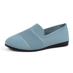 Bootara Women's Avielle Knit Flats – Lightweight Round-Toe Slip-On Shoes (US 5–10.5)
