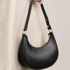 Bootara Women's Crescent Moon Hobo Bag — Effortlessly Versatile Underarm Purse with Refined Details