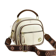 Bootara Women's Multi-Zip Compact Satchel — Premium Convertible Shoulder & Crossbody Bag with Curated Organization & Elevated Everyday Style