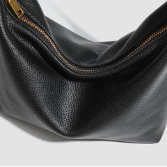 Bootara Women's Metro Pebble Hobo - Spacious Pebbled Leather Commuter - Convertible Shoulder Sling