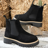 Bootara Women's ClassicKick Boots - Effortless Slip-On Ankle Boots with Chelsea Style (US 5-10.5)