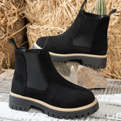 Bootara Women's ClassicKick Boots - Effortless Slip-On Ankle Boots with Chelsea Style (US 5-10.5)