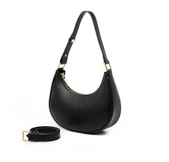 Bootara Women's Crescent Moon Hobo Bag — Effortlessly Versatile Underarm Purse with Refined Details