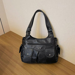 Bootara Women's Large Capacity Crossbody Bag - Premium Leather Underarm Purse for Commuter, Travel & Work, Adjustable Strap & Anti-Theft Design