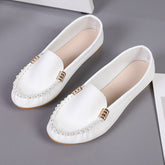 Bootara Women’s Plus Size Vegan CloudStep Loafers - Low-Heel Slip-On Driving Shoes for Casual Comfort