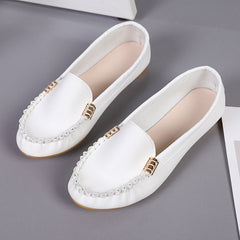 Bootara Women’s Plus Size Vegan CloudStep Loafers - Low-Heel Slip-On Driving Shoes for Casual Comfort