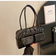 Bootara Women‘s Grand Journey Carryall - Spacious Retro Tote with Dual Pockets & Convertible Wear