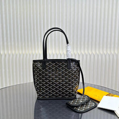 Bootara Women’s Reversible Chevron Mini Satchel — Dual-Sided Artisan-Woven Tote with Top Handle & Convertible Strap