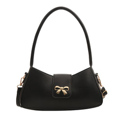 Bootara Women's Luna Cinema Baguette - Sculpted Bow Underarm Sling | Petite & Poetic