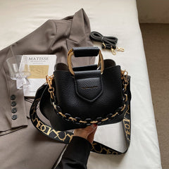 Bootara Women's Fashion Tote Bag - Convertible Shoulder to Crossbody Purse with Detachable Chain Strap, Minimalist PU Leather Commuter Handbag