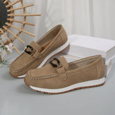 Bootara Women’s Plus-Size Slip-On Loafers - Chanel-Inspired Driving Flats | Casual Comfort Shoes