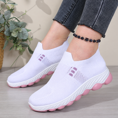 Bootara Avenleigh White knit slip-on sneakers - detail 2