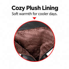 Bootara Brinelle Black - cozy plush lining