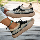 Bootara Women's Lorien Knit Comfort Sneakers β Colorblock Everyday Walking Shoes (US 5β10.5)