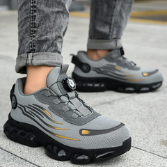 Bootara Men’s ProFlex EH Safety Shoe - Knit Upper Anti-Impact Work Shoes with SpeedDial Closure & Puncture Guard